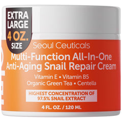 SeoulCeuticals jar front view showing 4oz label and benefits