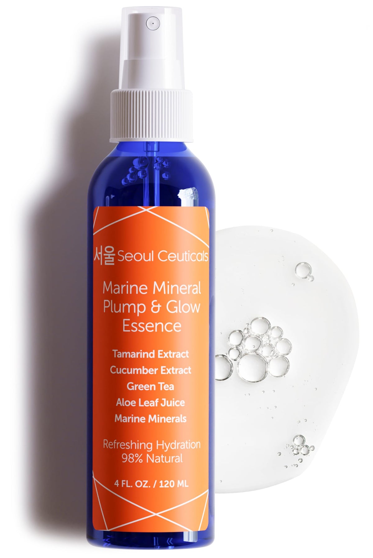 SeoulCeuticals front packaging showing bottle and branding for quick identification and appeal