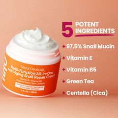 SeoulCeuticals moisturizer dabbed on hand demonstrating lightweight hydration