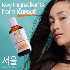 SeoulCeuticals foamy dispense in hand demonstrating gentle cleanse