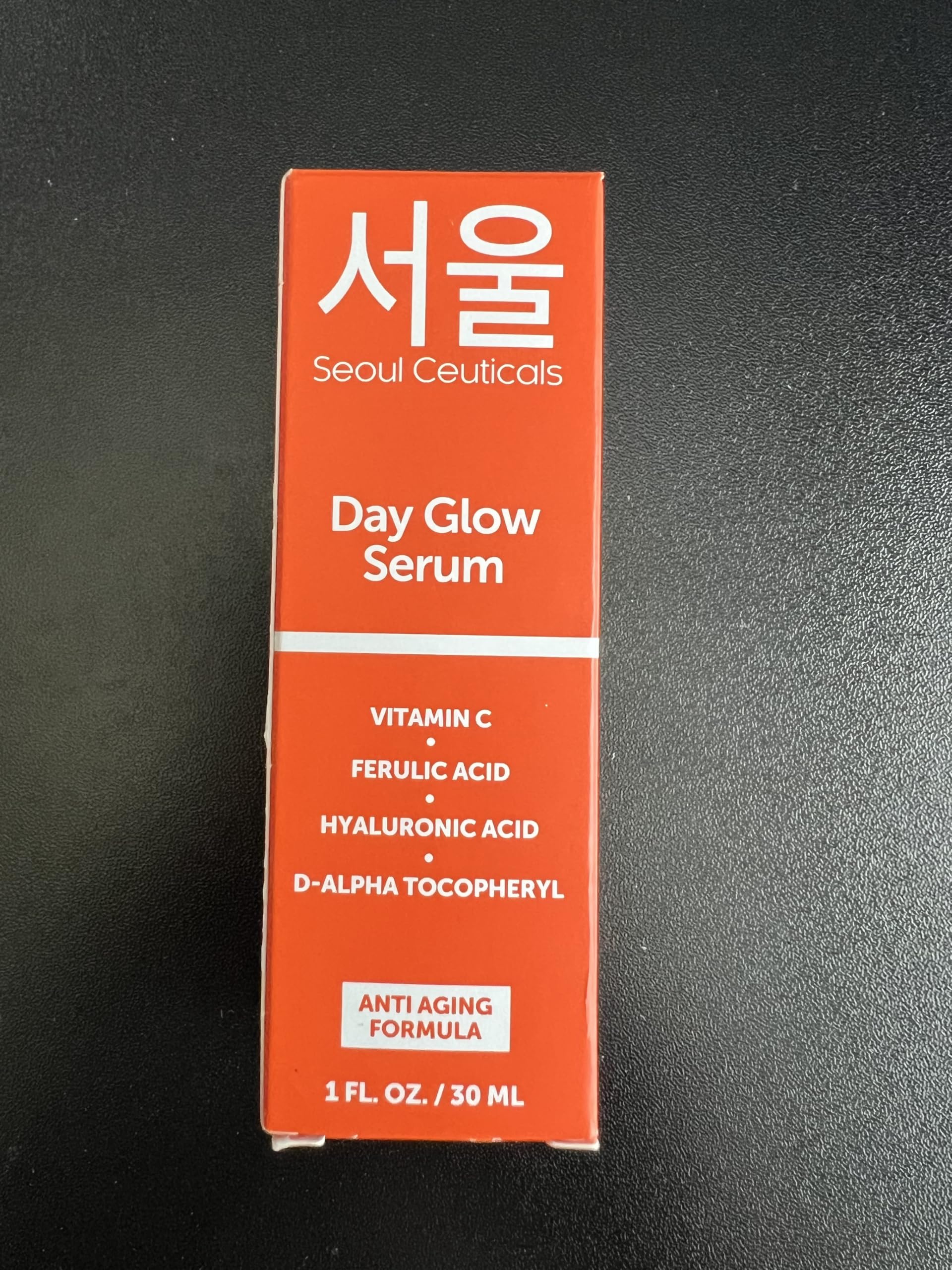 Before and after skin comparison with SeoulCeuticals showing improved radiance