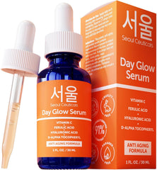 SeoulCeuticals bottle front view showing sleek packaging and easy handling