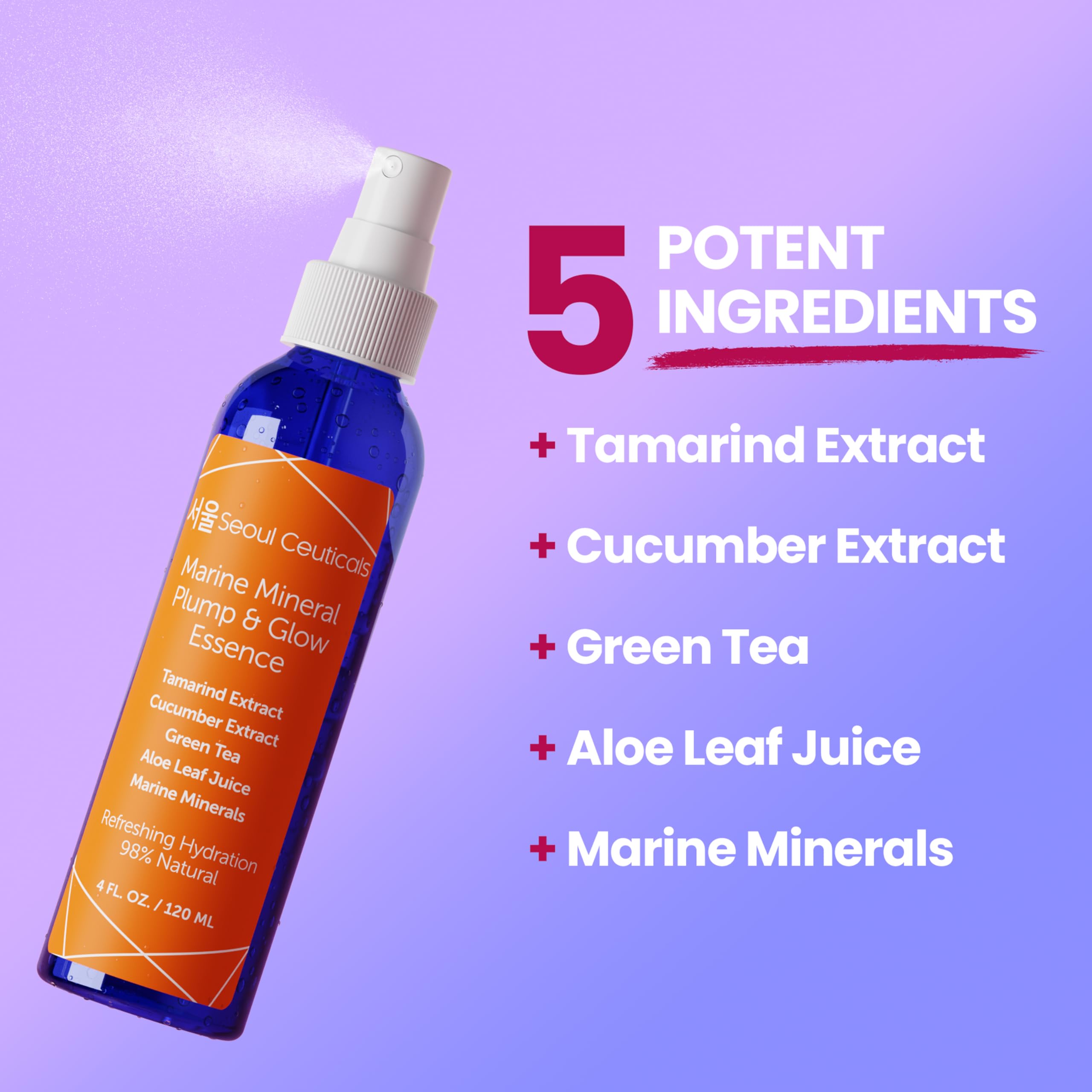 SeoulCeuticals clear droplet on hand illustrating lightweight texture and fast absorption benefit