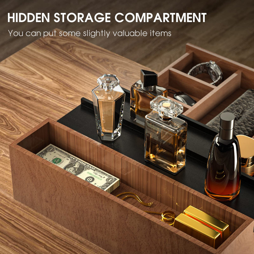 Sephyroth drawer open with accessories organized for quick access and tidiness