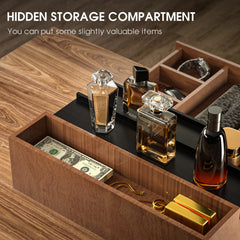 Sephyroth drawer open with accessories organized for quick access and tidiness