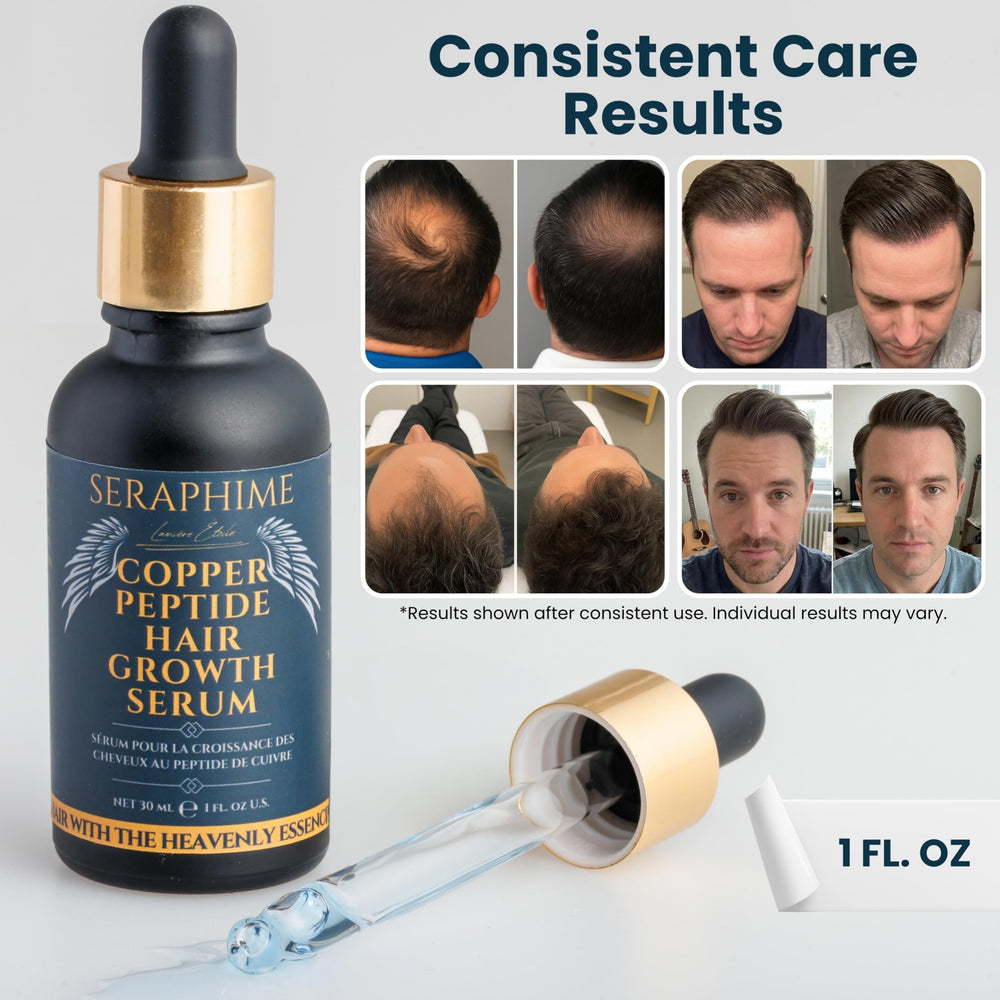Seraphime on bathroom counter in lifestyle scene for daily routine benefit