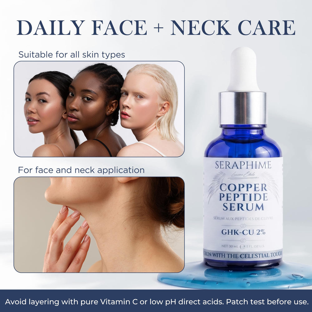 Seraphime serum texture drop on fingertip showing lightweight consistency for quick absorption