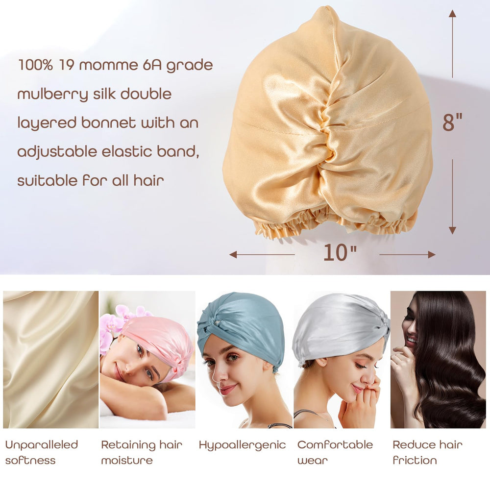 SereLune in use on a sleeper demonstrating hair protection and preserved style overnight