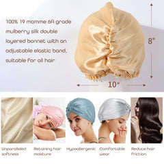 SereLune in use on a sleeper demonstrating hair protection and preserved style overnight