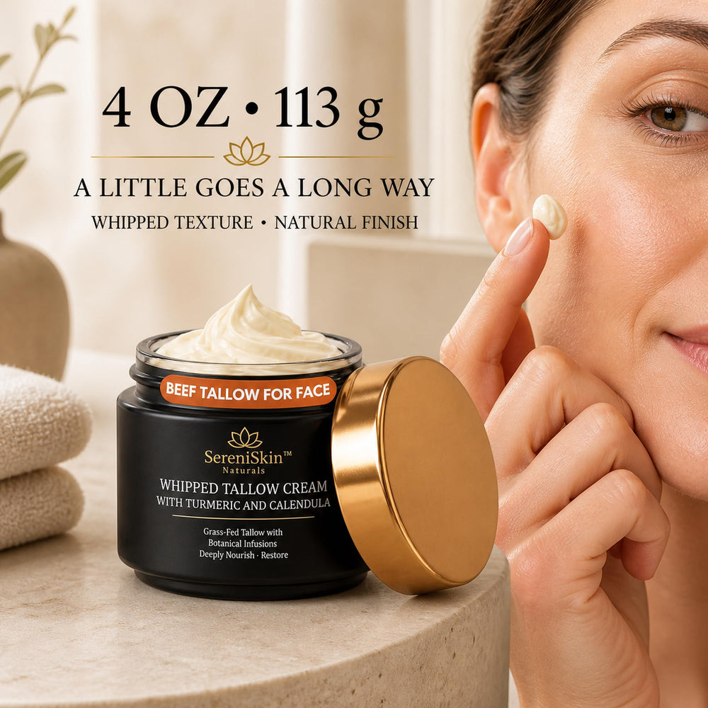 SereniSkin application on hand demonstrating easy spread and instant hydration benefit