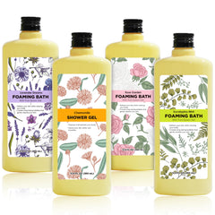 Serenity Sanctuary front label bottle showing scent options and gift-ready packaging benefit