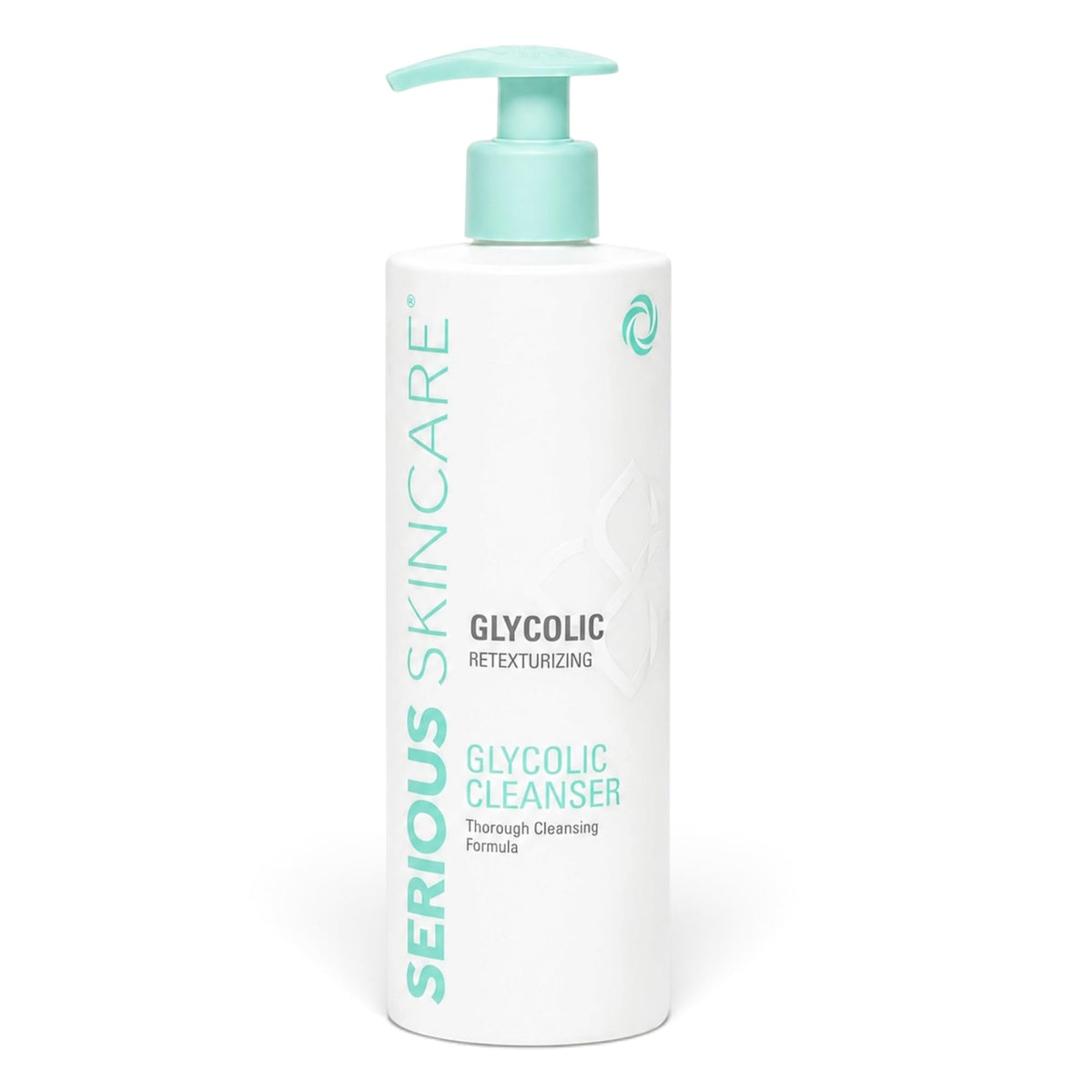 Serious Skincare front bottle view showing product and clear benefits
