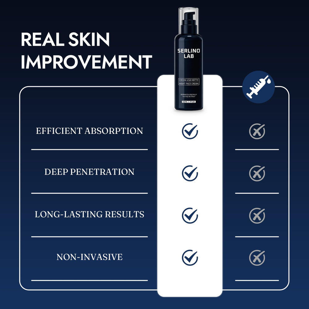 SerlinoLab applying cream to neck and face showing targeted hydration benefit
