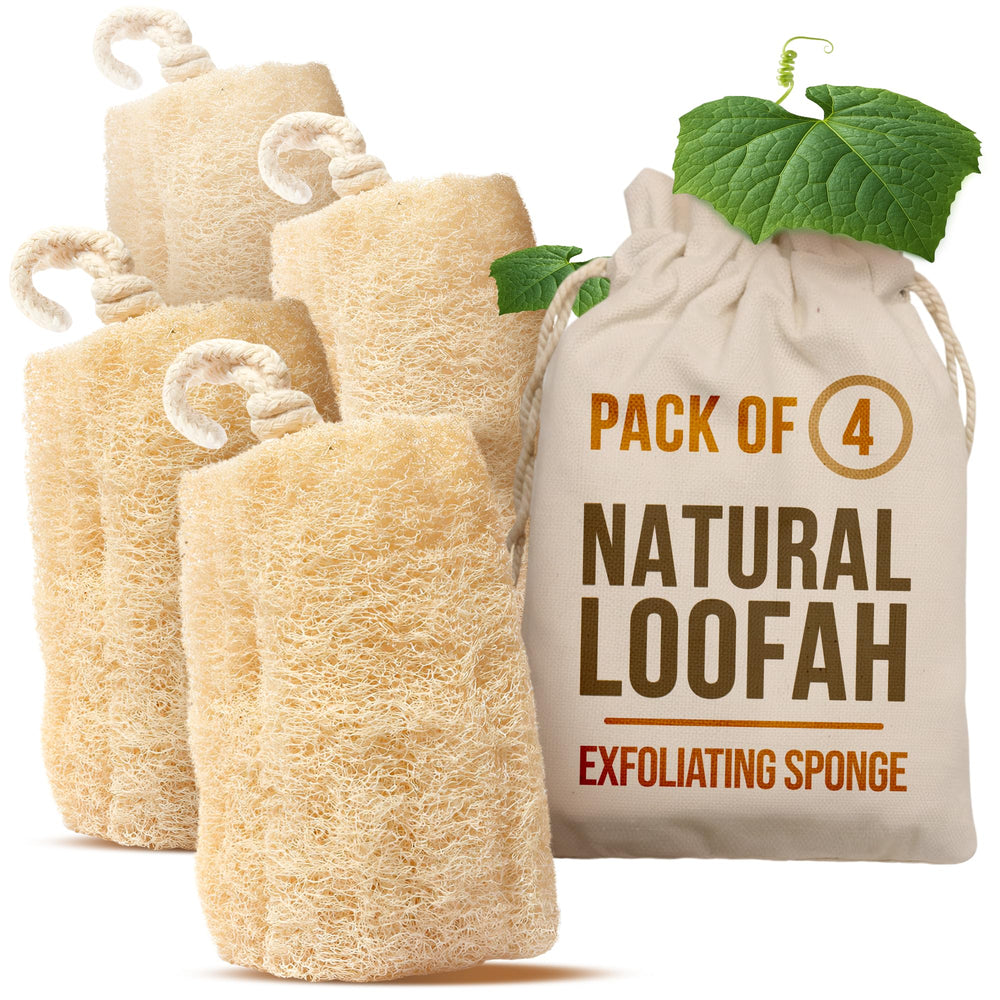 SERRENTO front pack view shows natural loofah benefits