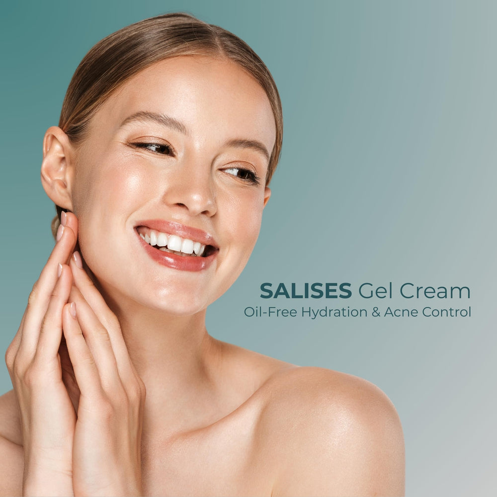 Sesderma SALISES gel texture close-up, lightweight hydration visible