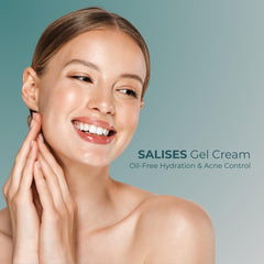 Sesderma SALISES gel texture close-up, lightweight hydration visible