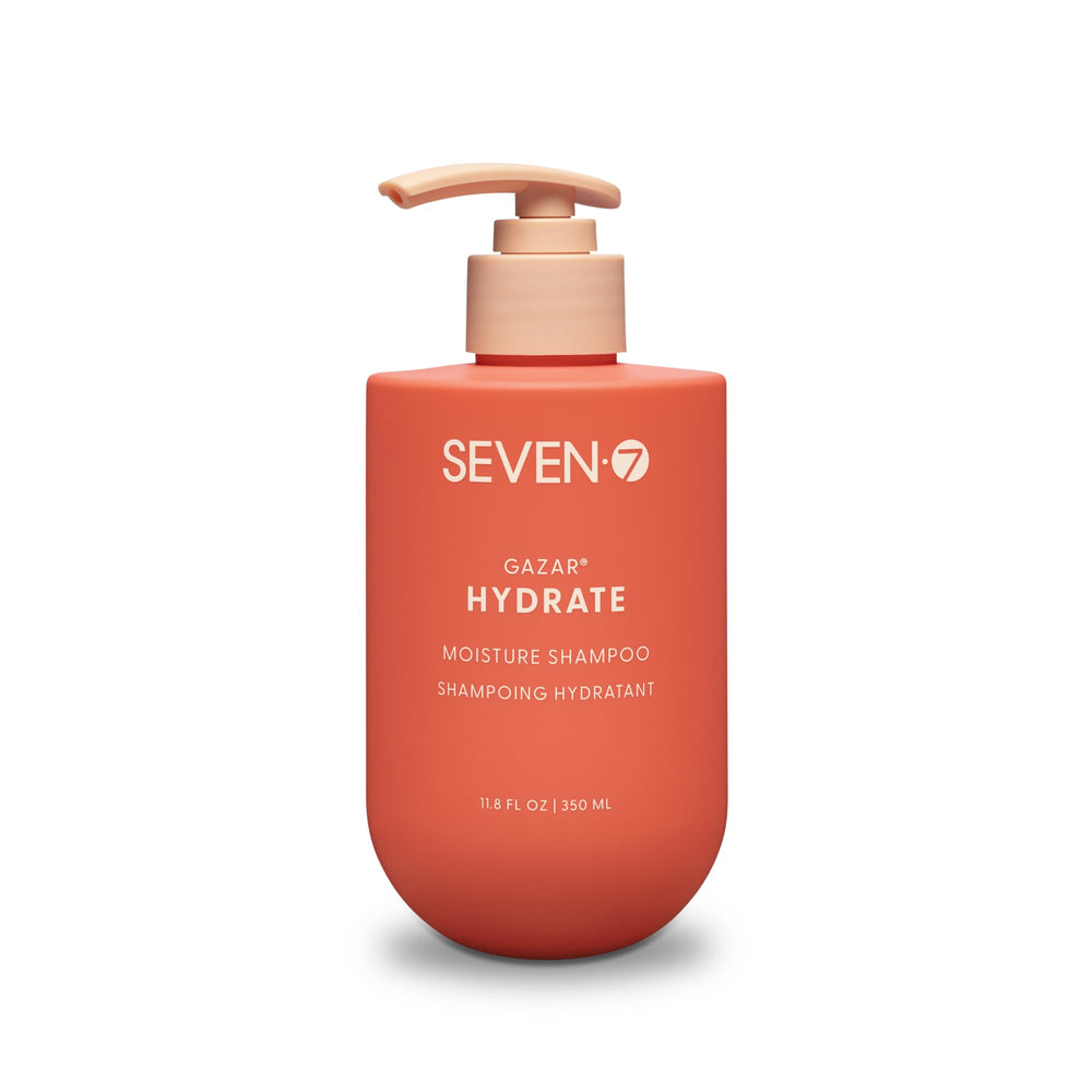 SEVEN front bottle showing product and benefits