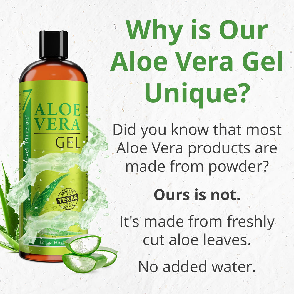 Seven Minerals gel close-up texture showing non-sticky absorbency