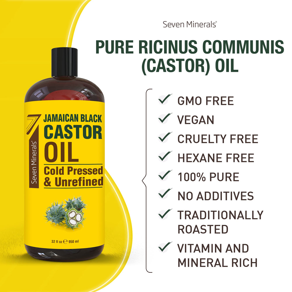 Hands holding Seven Minerals 32 fl oz bottle to show scale and economy for frequent use