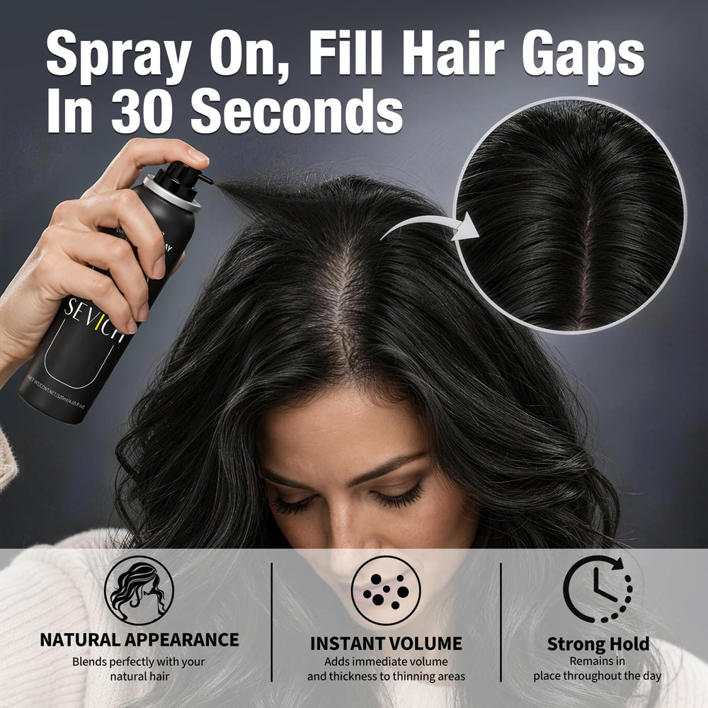 SEVICH spray mist texture dispersing fibers for natural volume