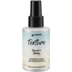 SexyHair Beach'n Spray front packaging showing bottle and label, lightweight texture