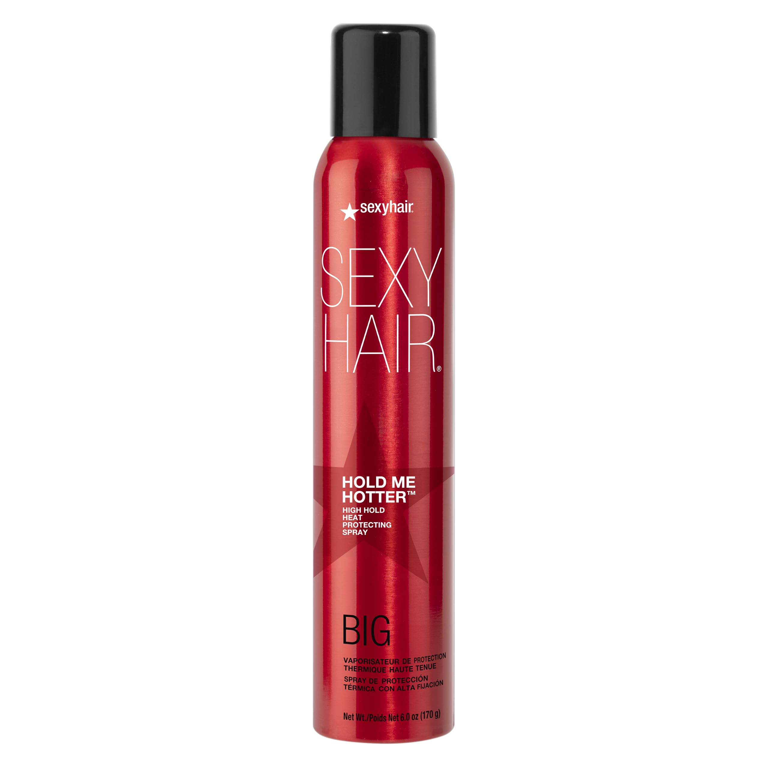 SexyHair Big Hold Me Hotter front packaging showing product and benefit