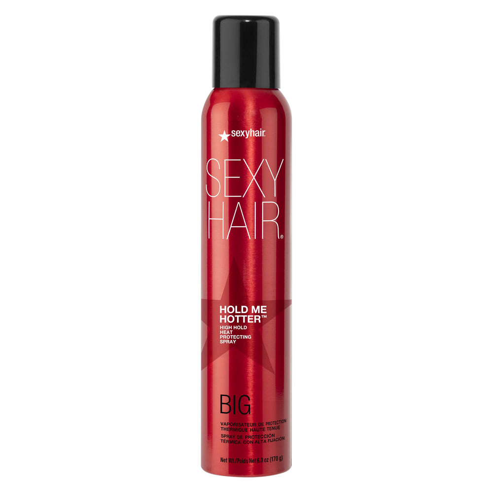 SexyHair Big Hold Me Hotter front packaging showing product and benefit