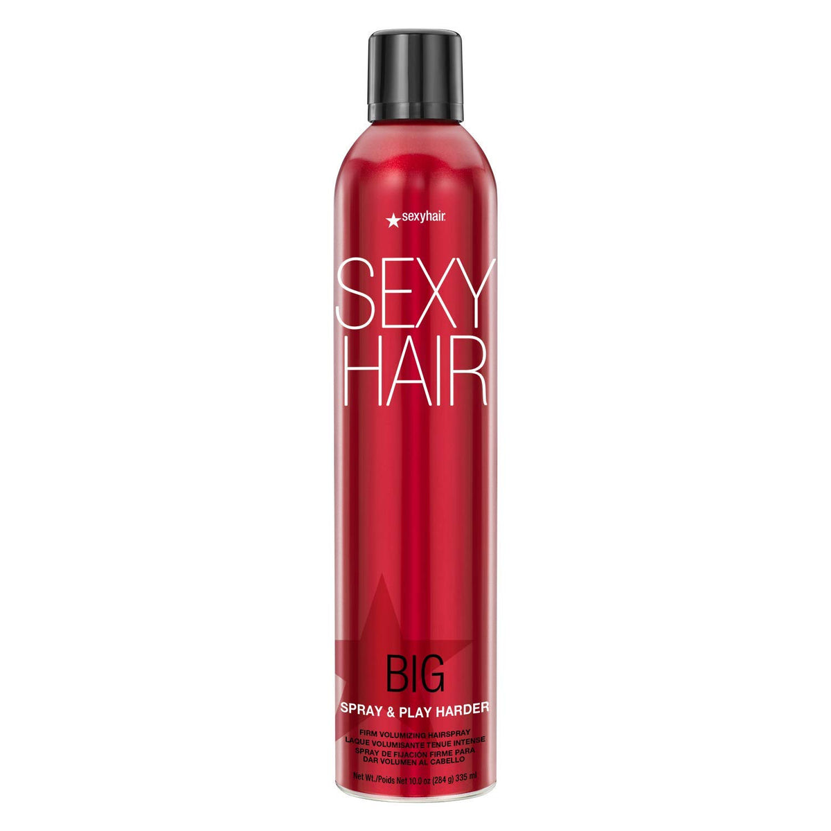 SexyHair big spray & play harder front can showing product branding and size