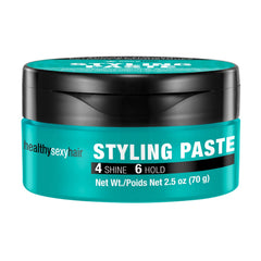 SexyHair front packaging showing paste and satin finish benefit
