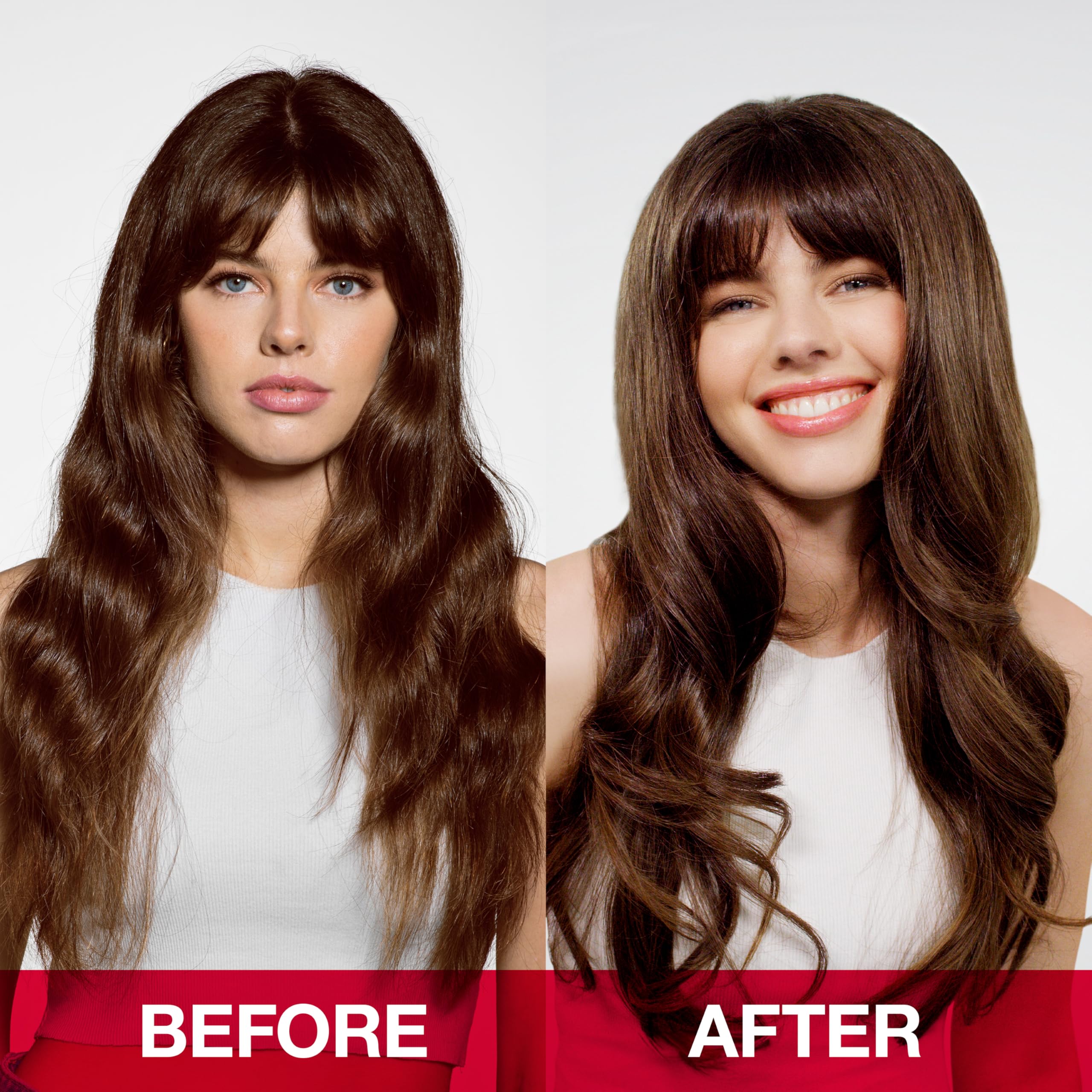 SexyHair conditioner being applied to hair demonstrating detangling benefit