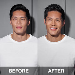 SexyHair before and after hair image showing improved texture and control