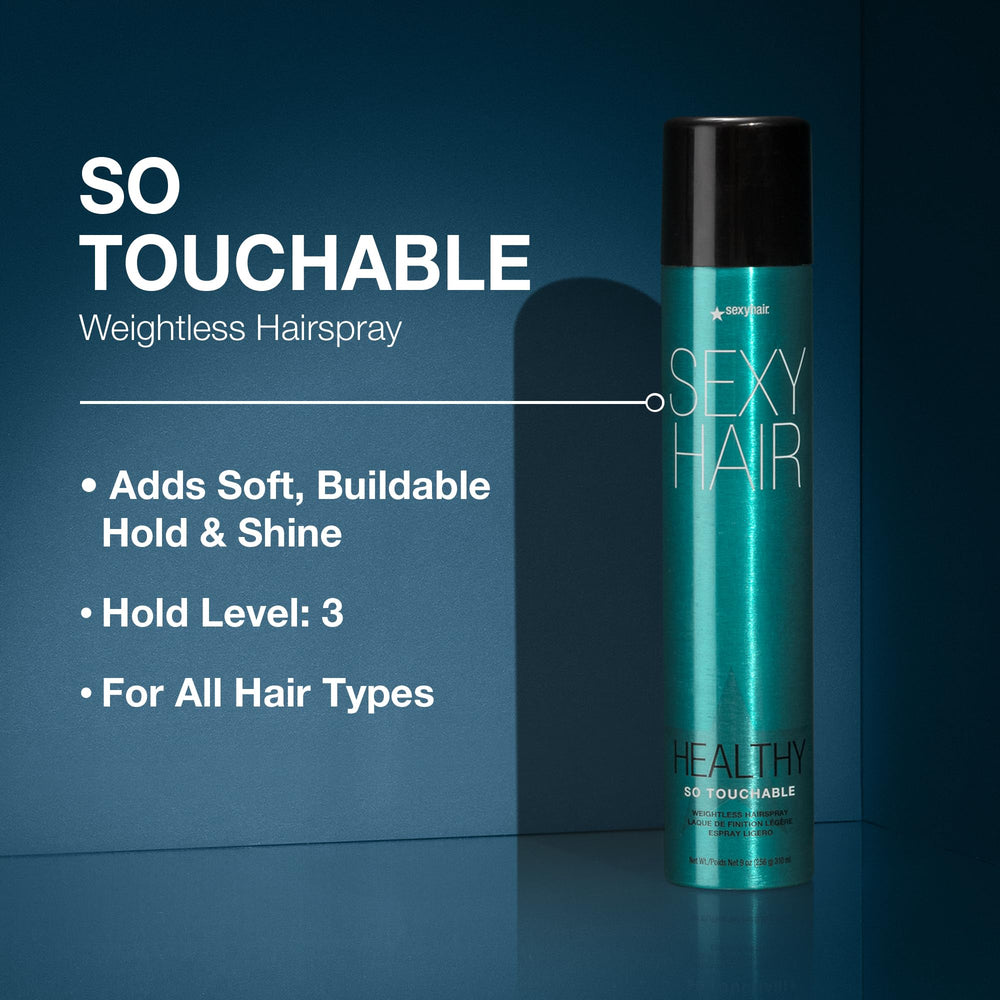 SexyHair can next to ruler for size and 9 oz scale convenience