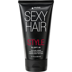 SexyHair Slept In front packaging showing 5.1 oz bottle and clear branding benefits