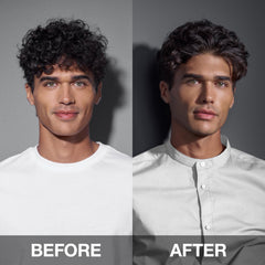 SexyHair Slept In used on hair for scrunched waves showing natural tousled finish