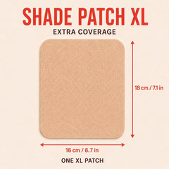 Shade Patch close-up fabric texture highlighting breathable UPF protection