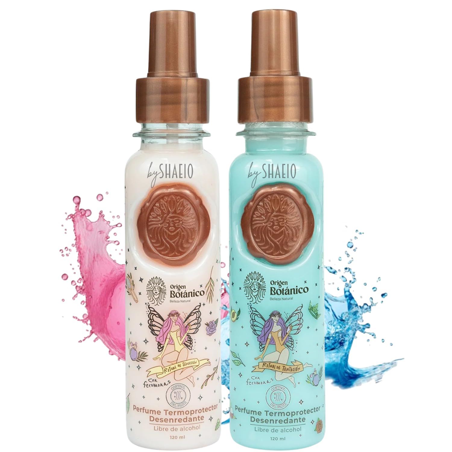 SHAEIO Ritual Botanico front bottle shows sleek packaging and protective benefits