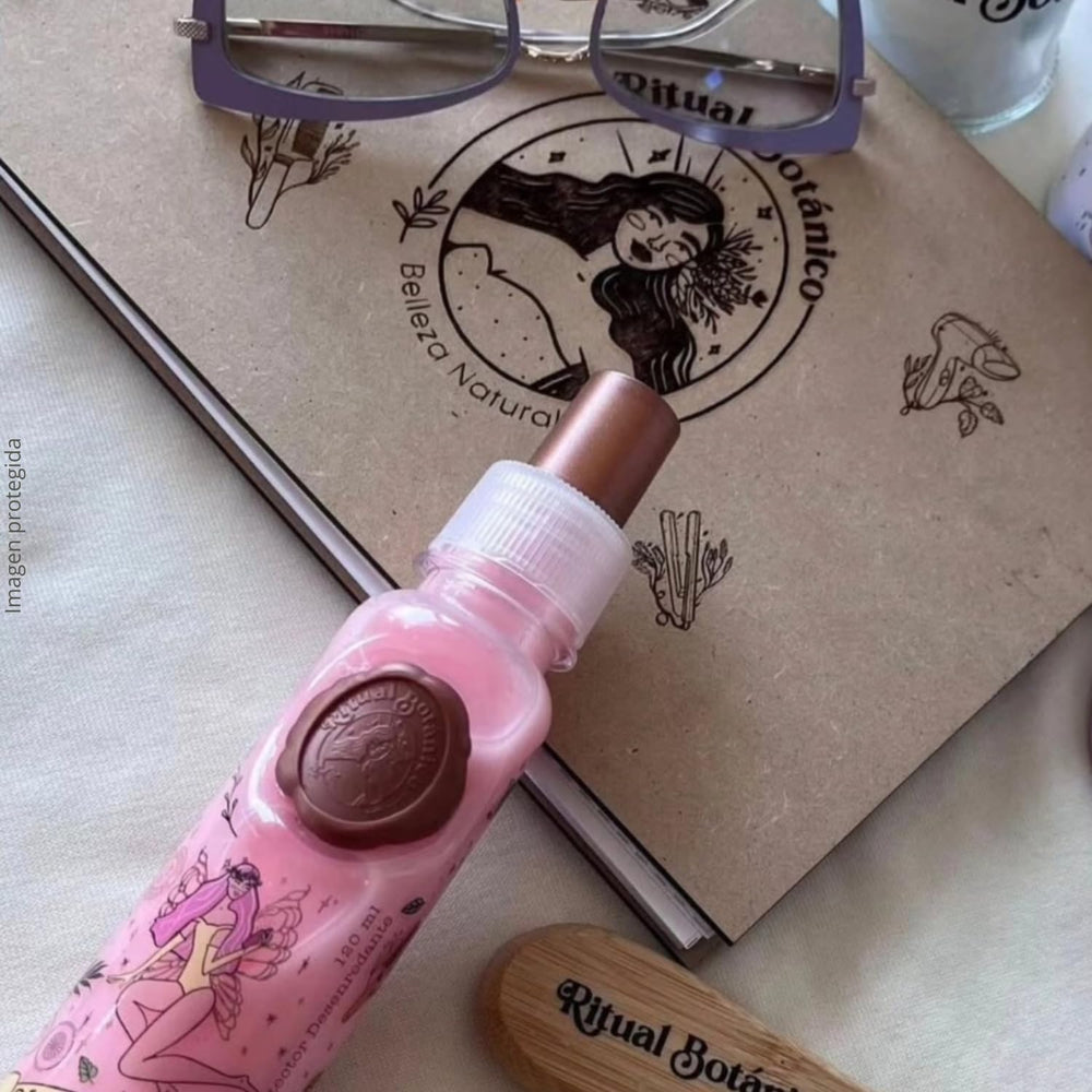 SHAEIO bottle held in hand to show 120ml travel-friendly size