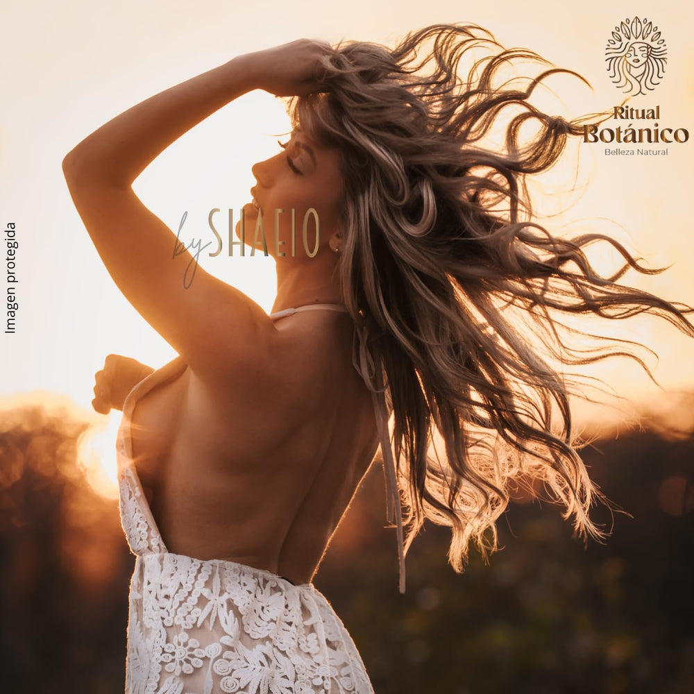 SHAEIO shampoo in bathroom lifestyle scene showing routine-friendly benefit