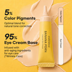 shaishaishai close-up of under-eye showing no-crease finish and natural coverage