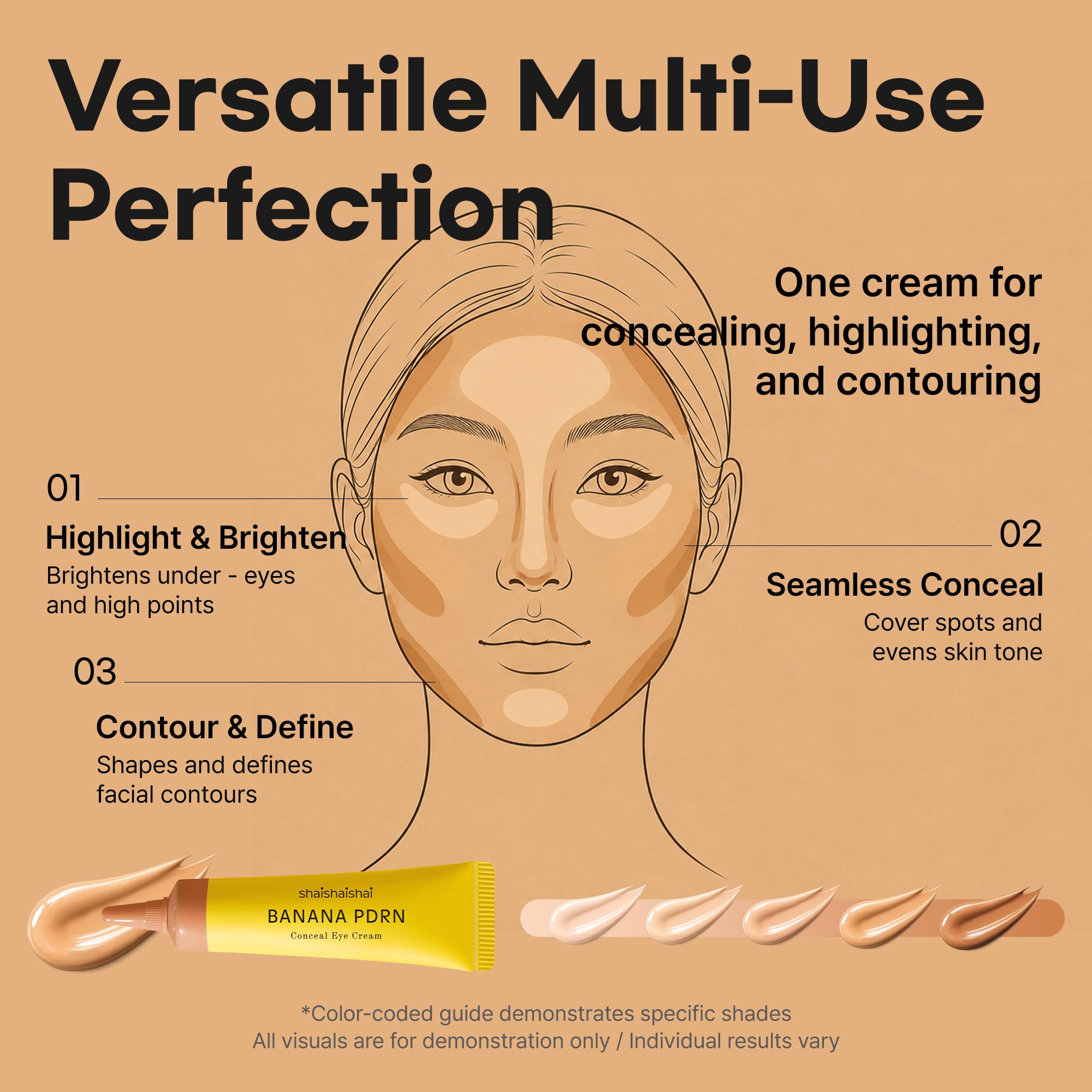 shaishaishai shade comparison palette helping choose the right tone