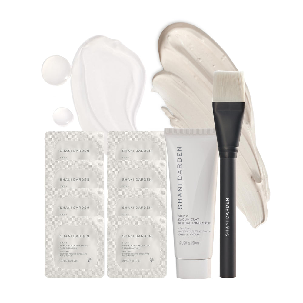 shani darden front packaging showing kit components and clean benefit