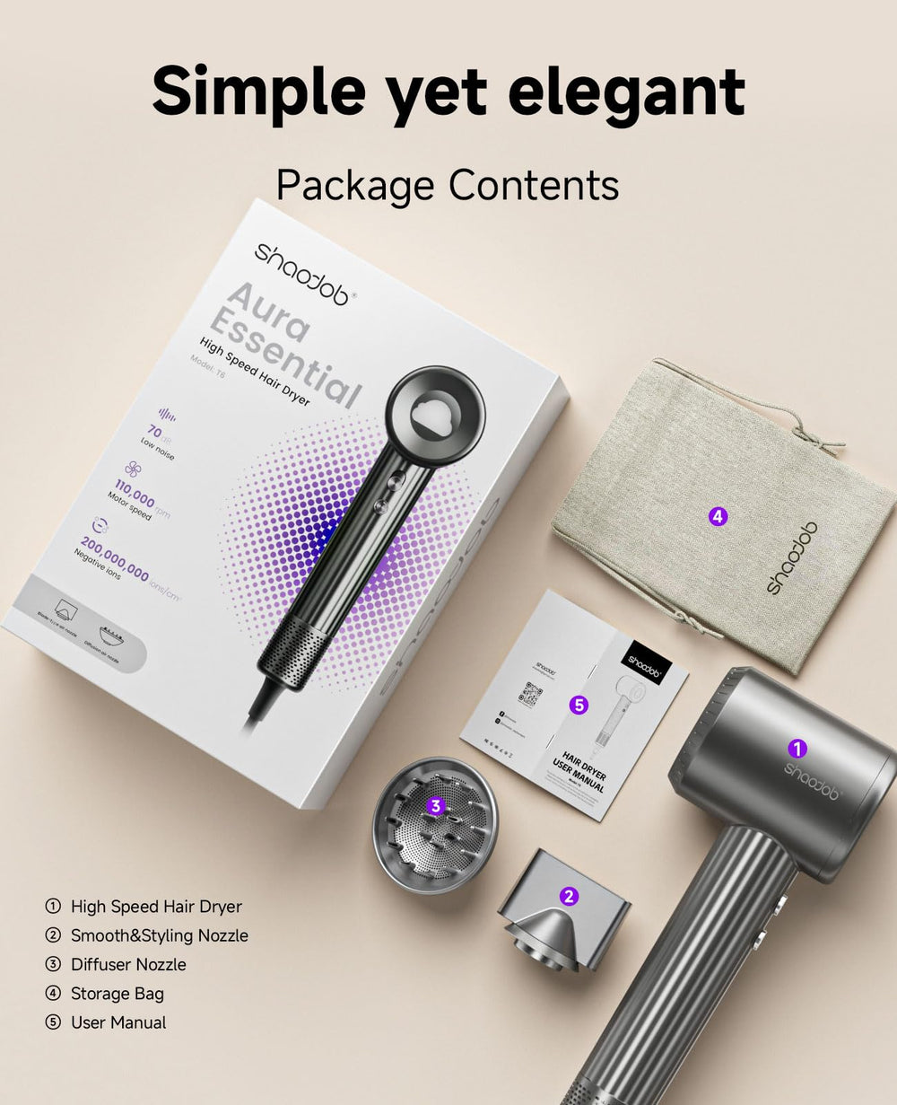 shaodob on bathroom counter showing quiet, salon-like styling at home