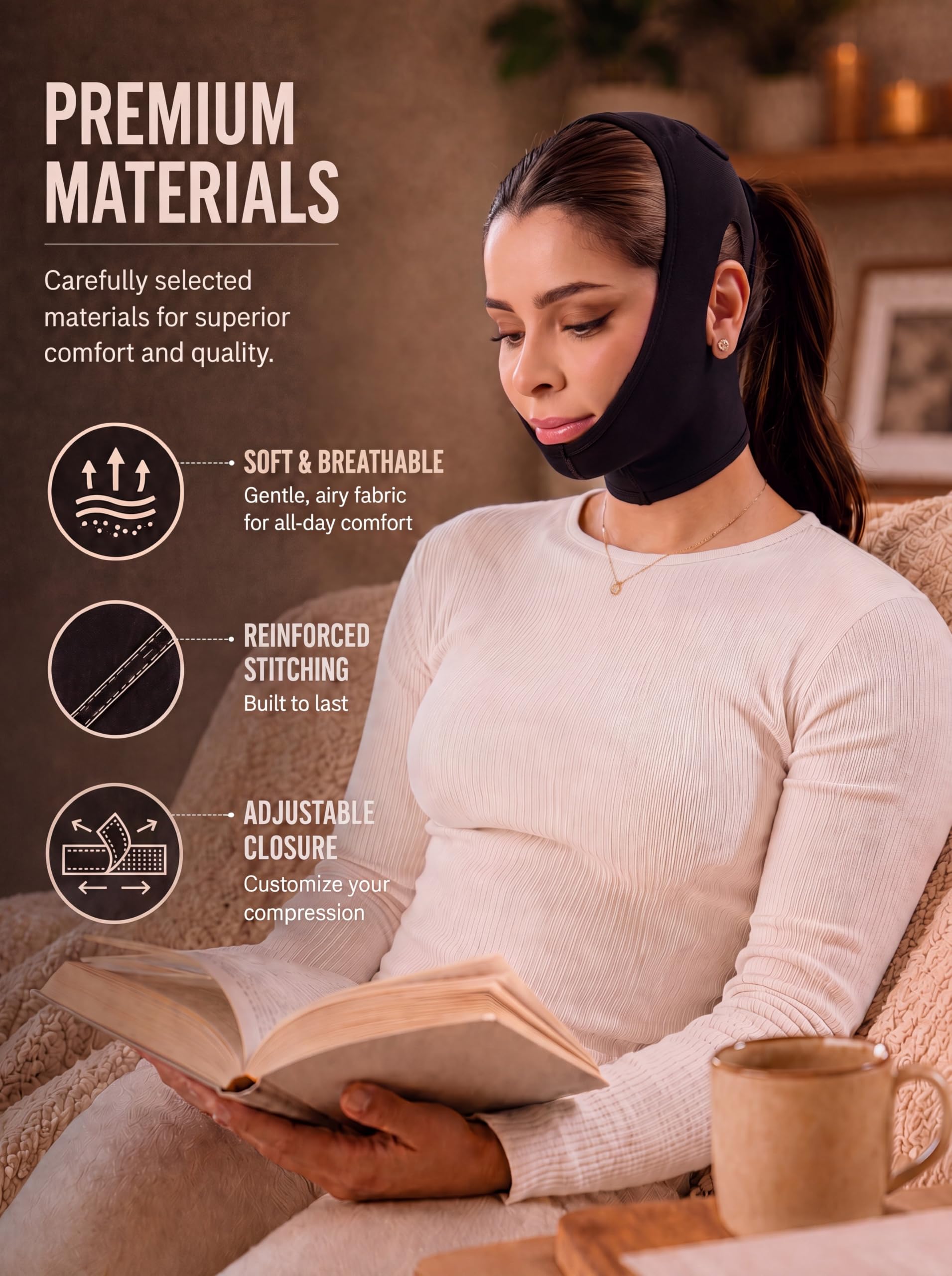 Shape Concept packaging and label displaying product information benefit
