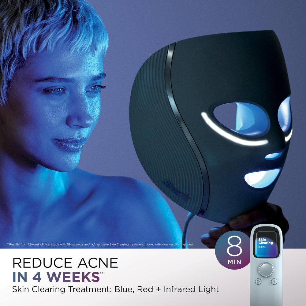 Shark CryoGlow worn during morning routine for a refreshed appearance