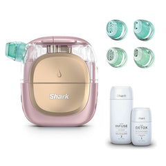 Shark FacialPro front view showing compact pink device and benefits