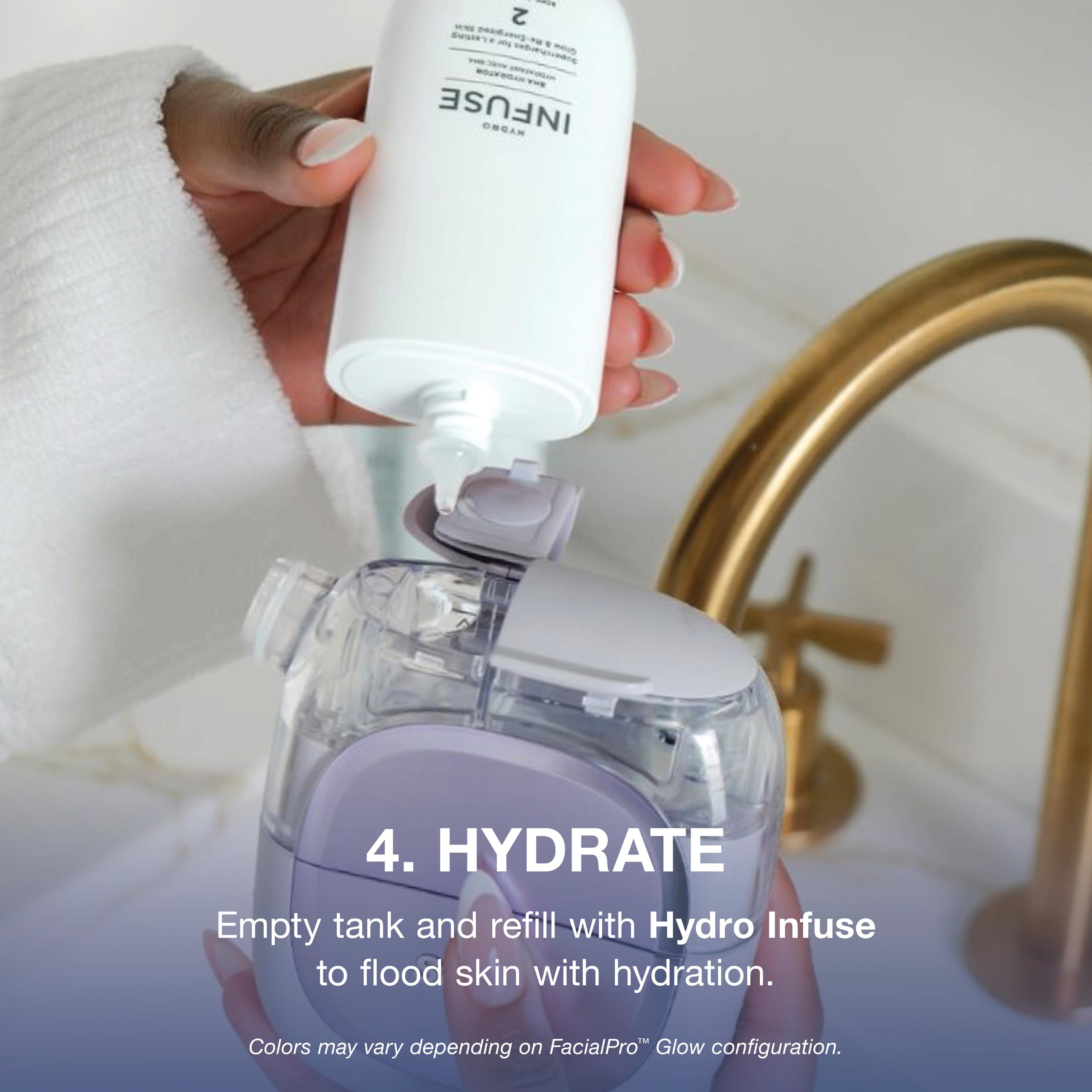 Pump top of Shark exfoliating gel bottle showing formula application control