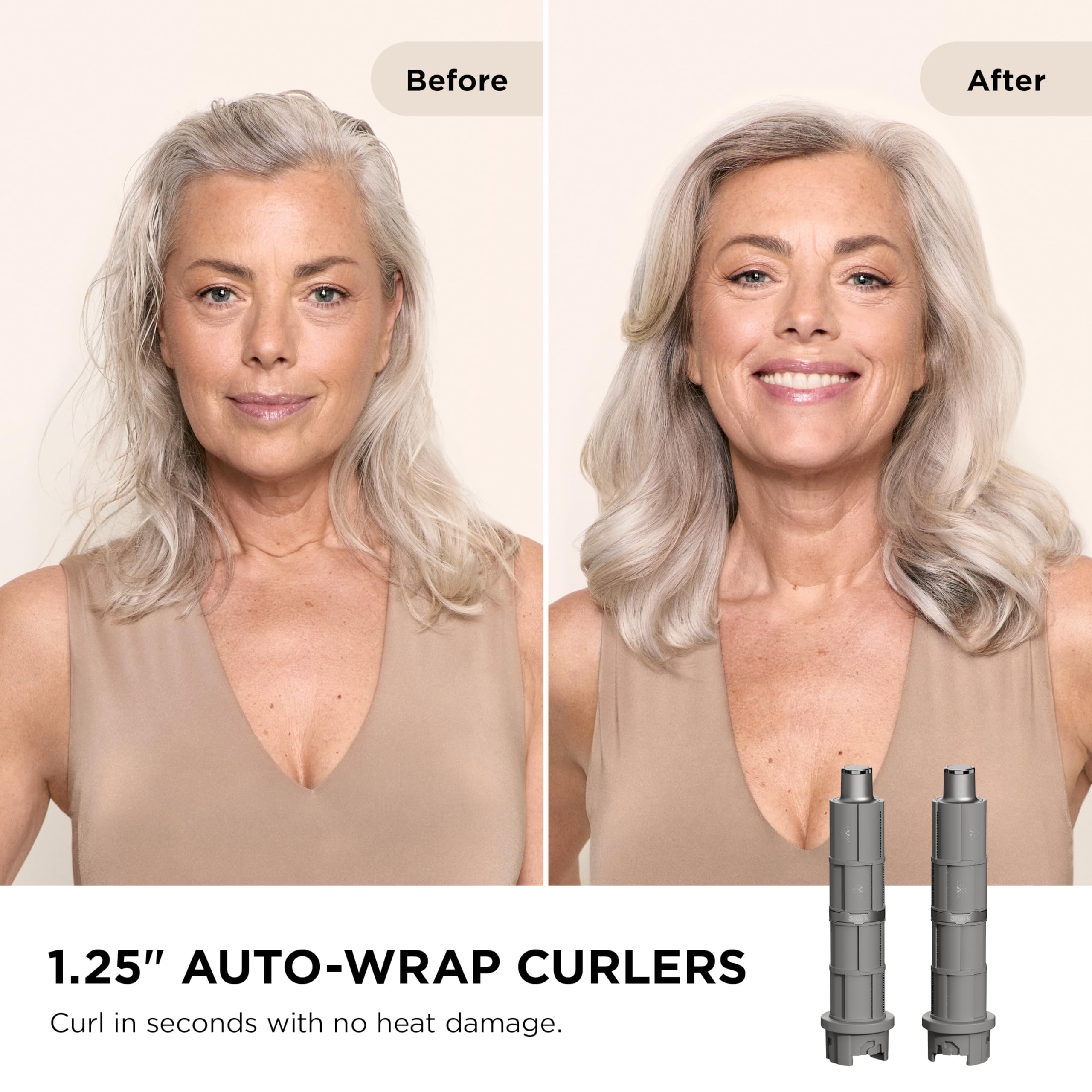 Shark FlexFusion styling wet hair to shape and speed drying in one step