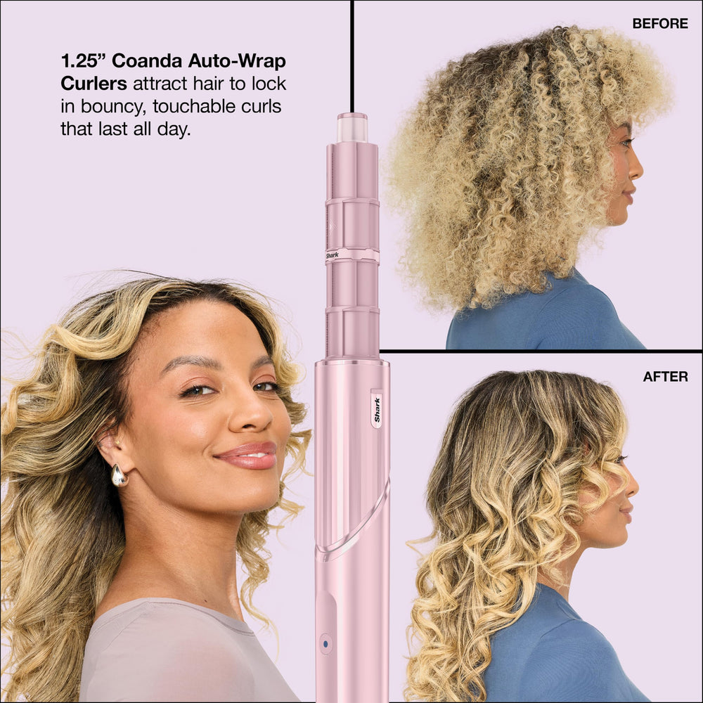 Shark FlexStyle styling concentrator nozzle showing targeted airflow for smoothing