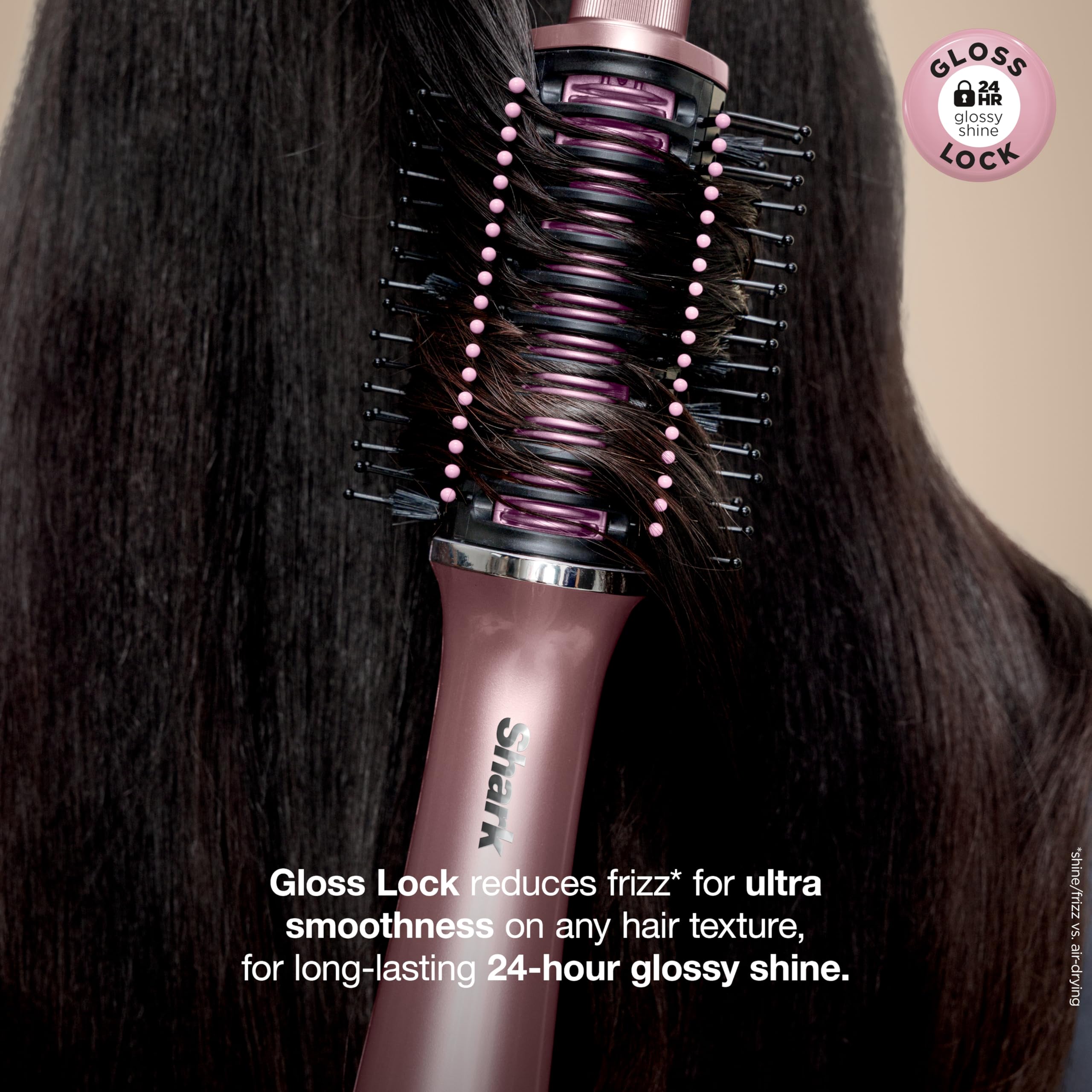 Shark Glossi air vent detail highlighting concentrated airflow for shaping