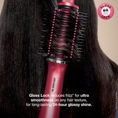 Shark Glossi airflow nozzle detail showing concentrated airflow for faster styling